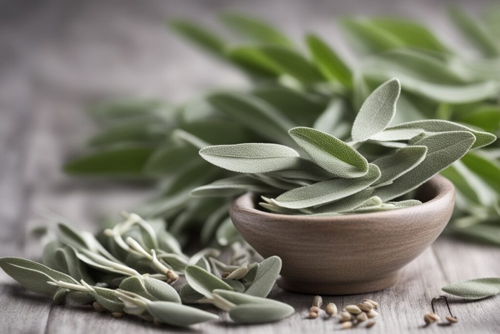 Harvest Sage Leaves From Seedlings