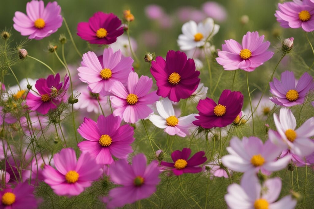 Harvest Beautiful Cosmos Flowers Soon